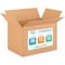 Idl Packaging 18 in x 12 in x 12 in Shipping Box, Kraft, Corrugate, Single Wall, 200#, 10 PK B-181212-10 - alternate 1